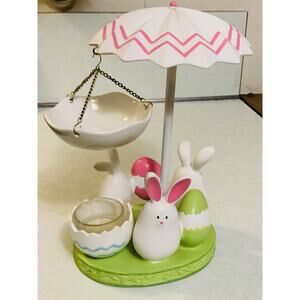 Yankee Candle Ceramic Bunny Dance Easter Tart Warmer